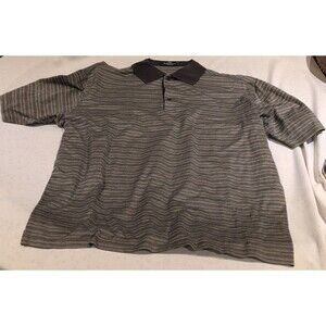 Bugatchi Uomo Polo Shirt Men’s XL Multicolor Striped Short Sleeve Golf Tennis